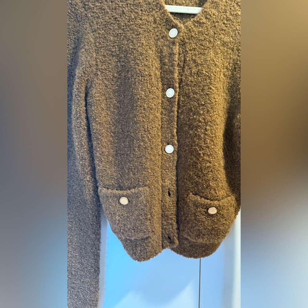 Frame Patch Pocket Cardigan (XS) - Picture 9 of 9